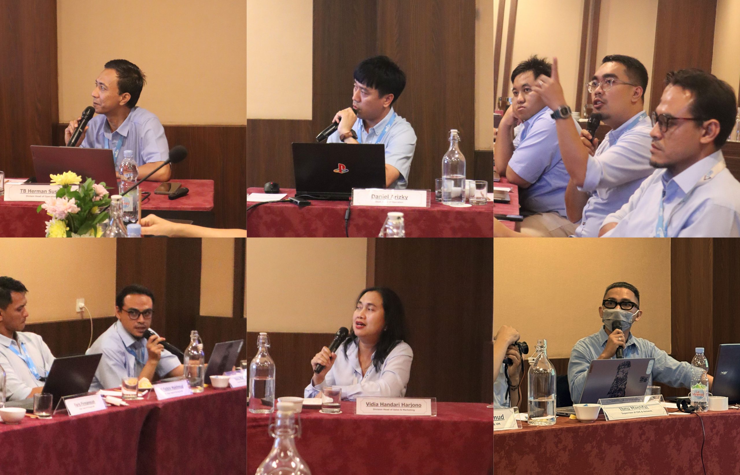 Pemaparan materi dari Kepala Divisi dan Head GED Pusat